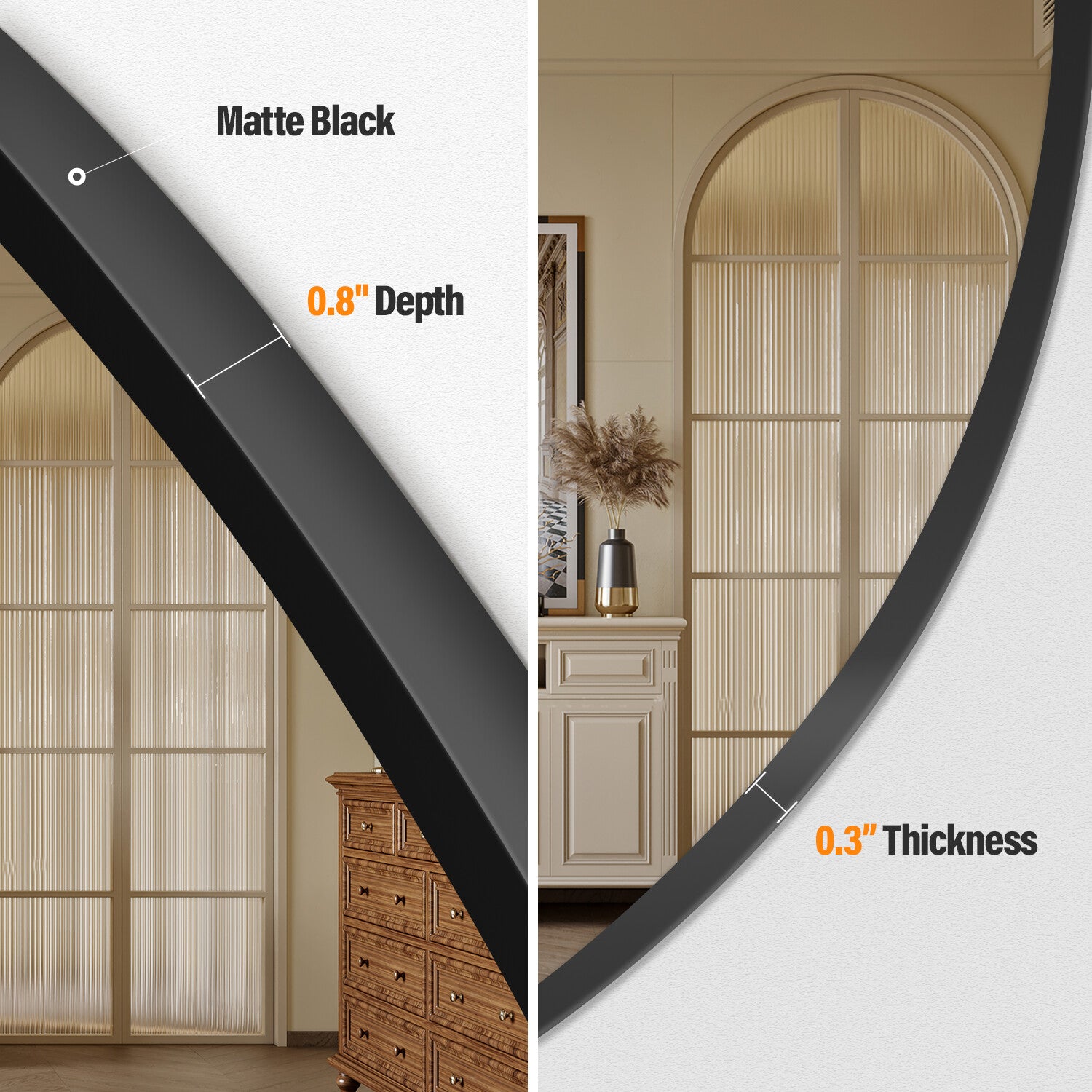 Arch Shaped Mirror