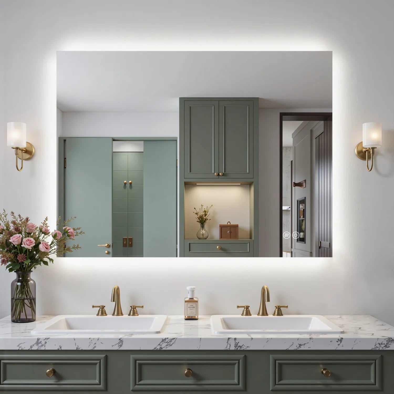 Backlit LED Bathroom Mirror