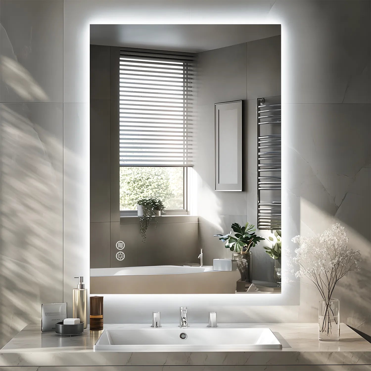 Backlit LED Bathroom Mirror