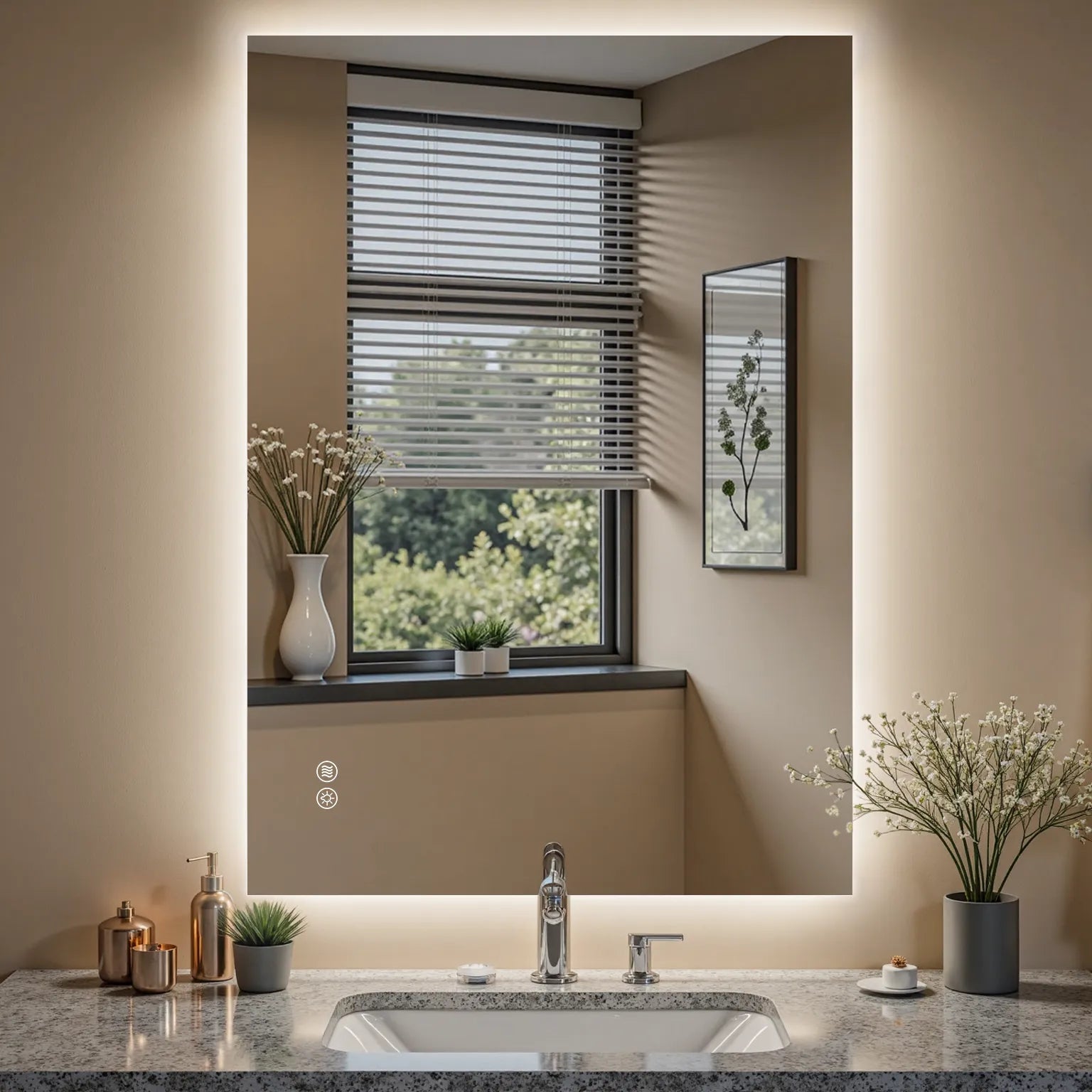 Backlit LED Bathroom Mirror