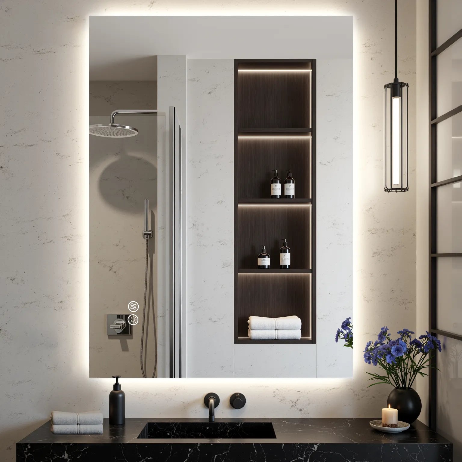 Backlit LED Bathroom Mirror