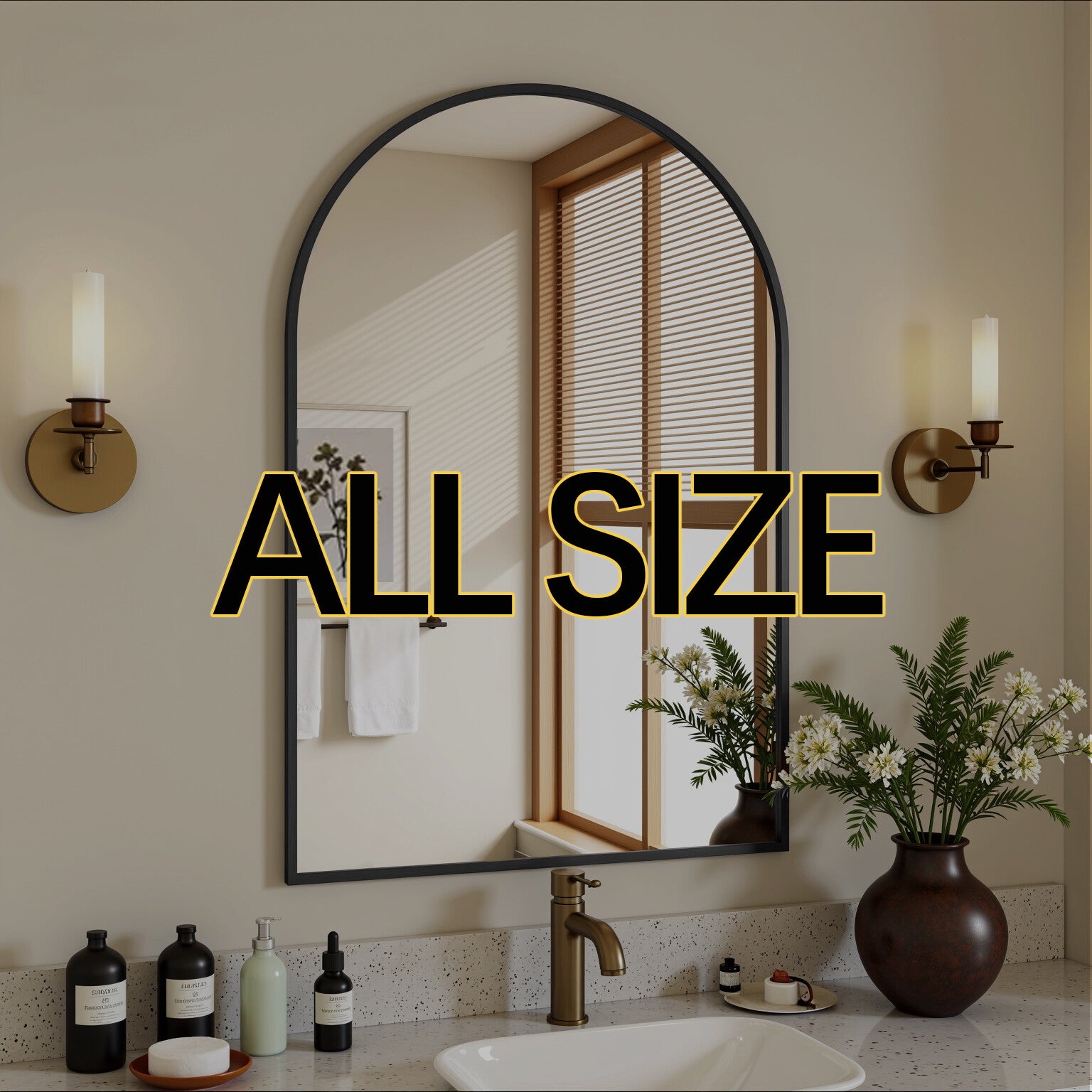 Arch Shaped Mirror