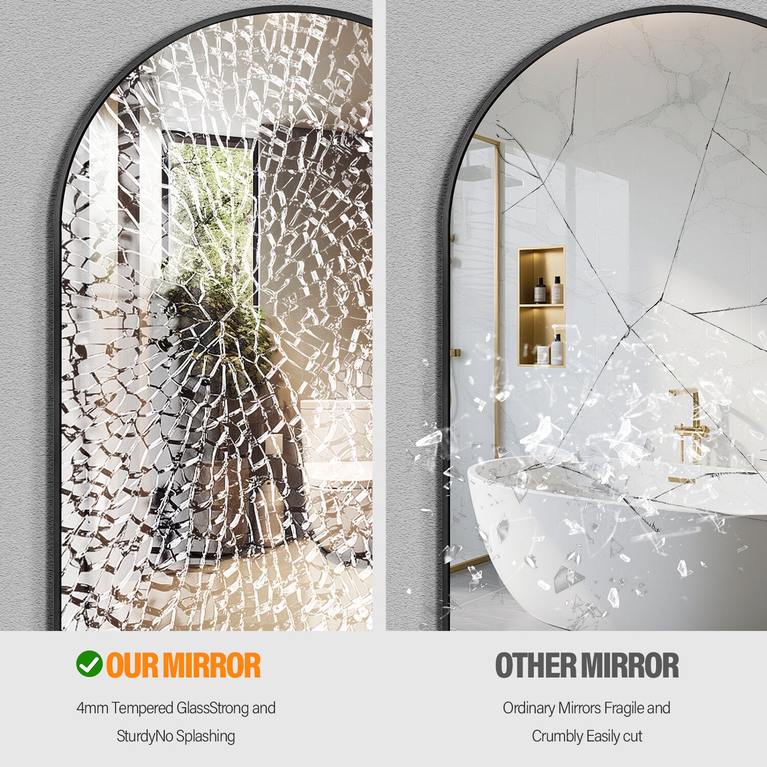 Arch Shaped Mirror