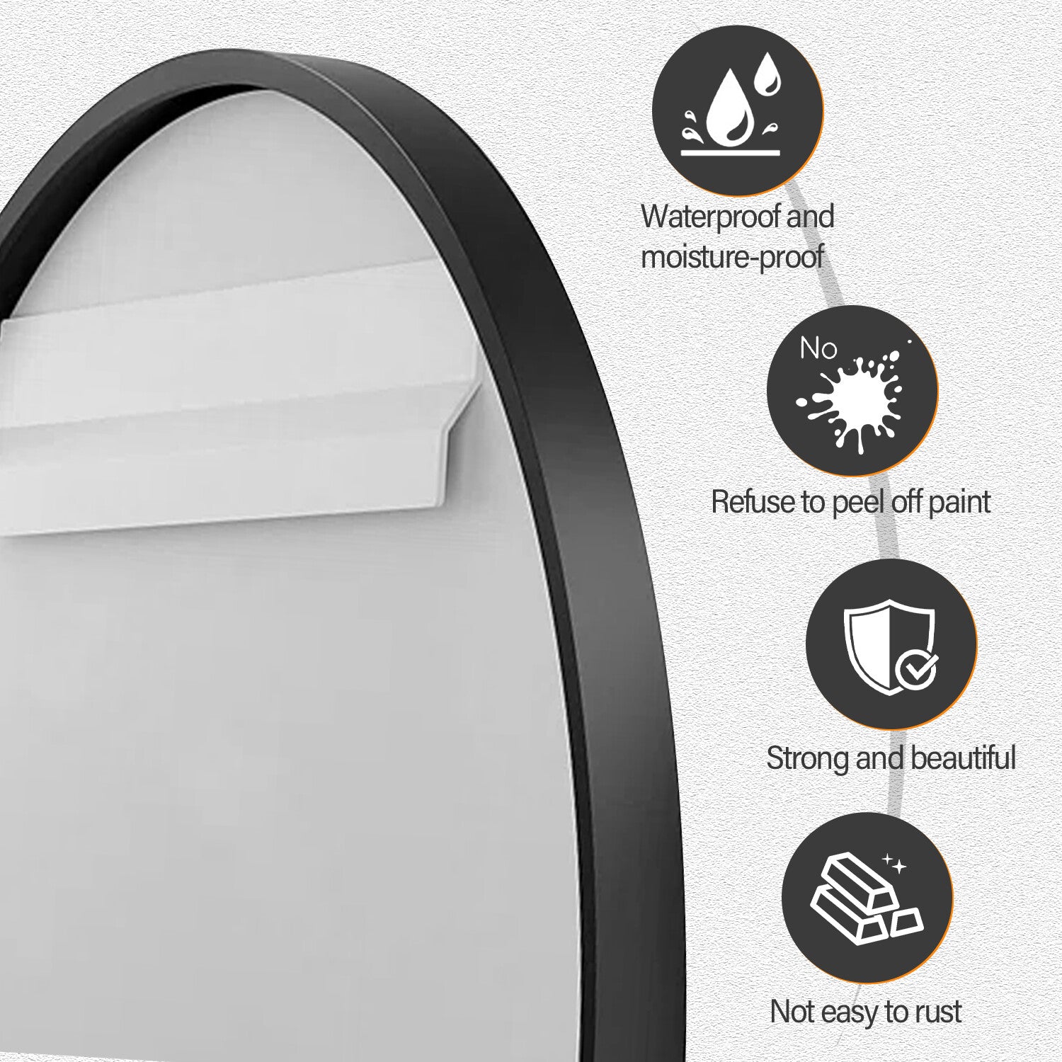 Oval Shaped Mirror