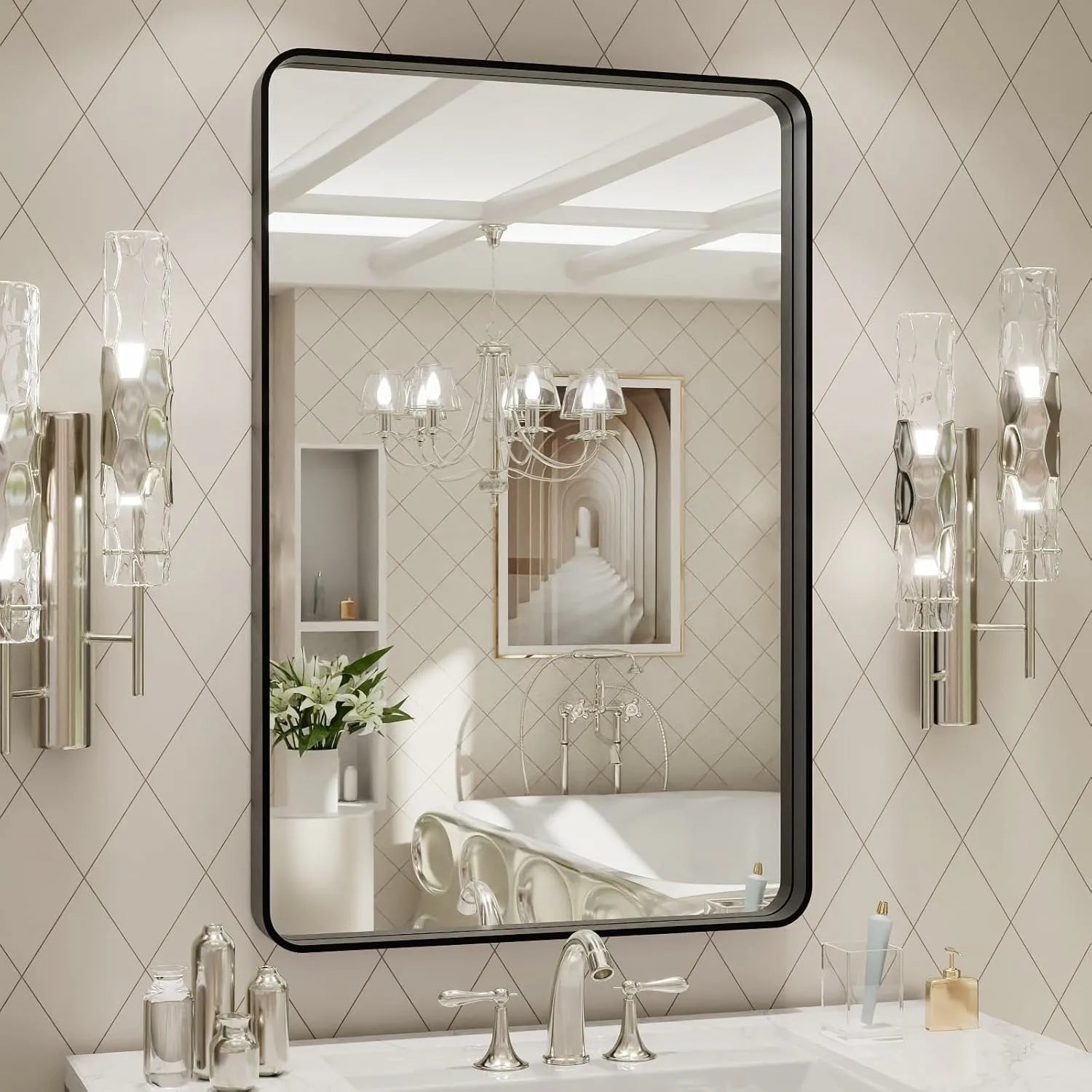 Black Frame Mirror