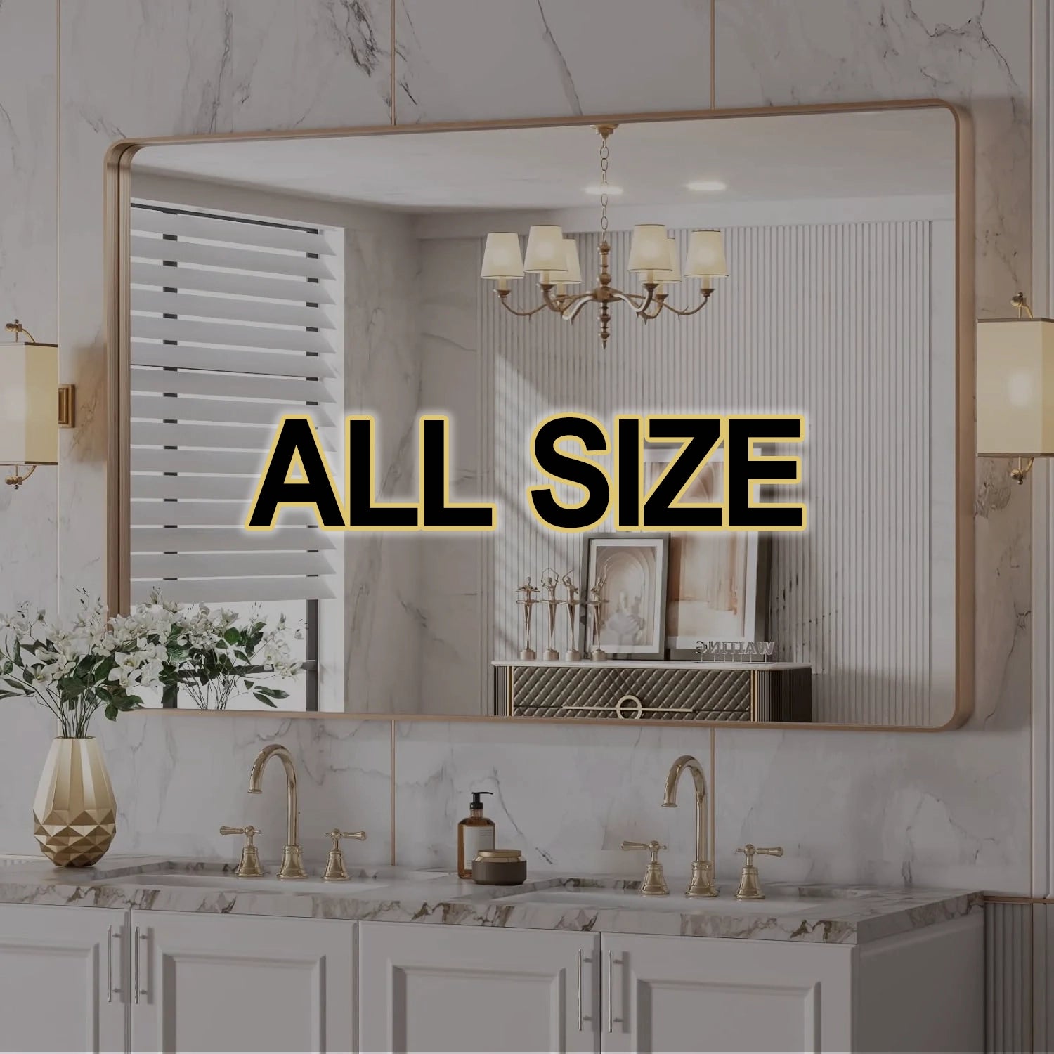 Gold Frame Mirror Gold frame mirror