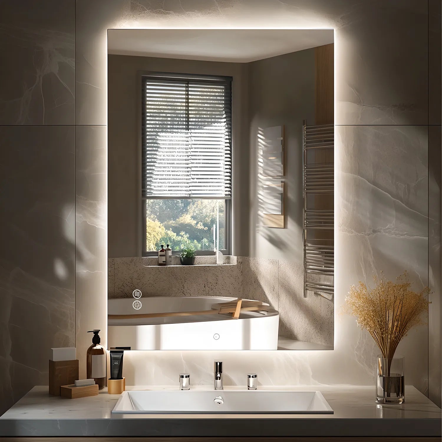 Backlit LED Bathroom Mirror