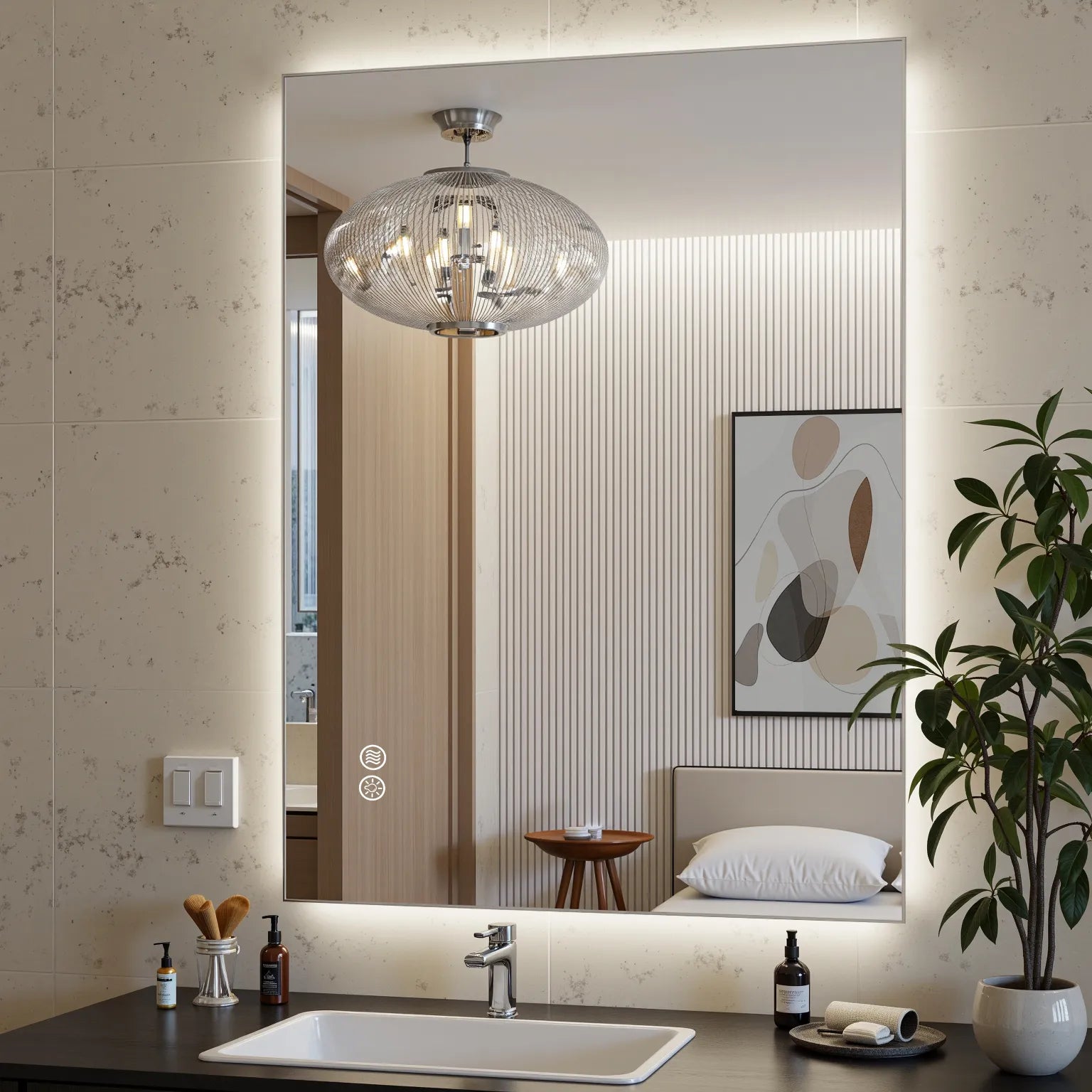 Backlit LED Bathroom Mirror