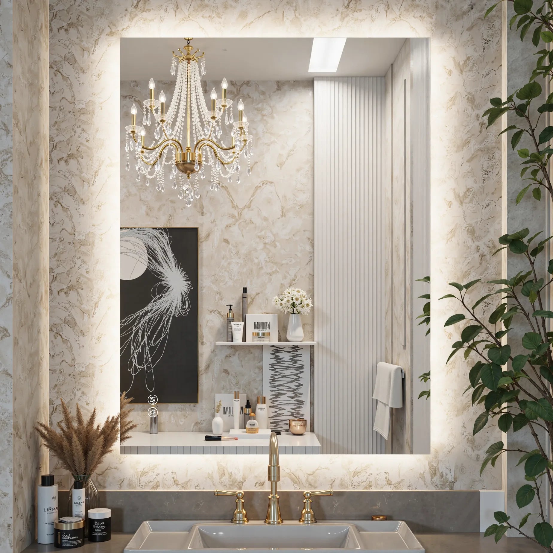 Backlit LED Bathroom Mirror