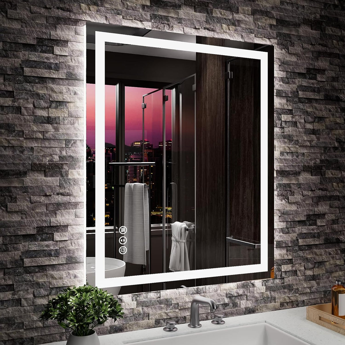 Upgrade Your Bathroom with Stylish LOAAO LED Bathroom Mirrors